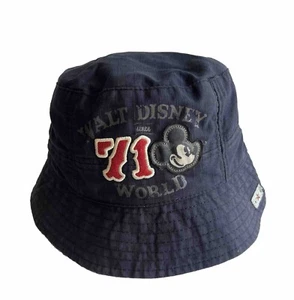 Cappello Walt Disney World Parks bambino taglia giovane blu navy secchiello Topolino 5-7 anni - Foto 1 di 8