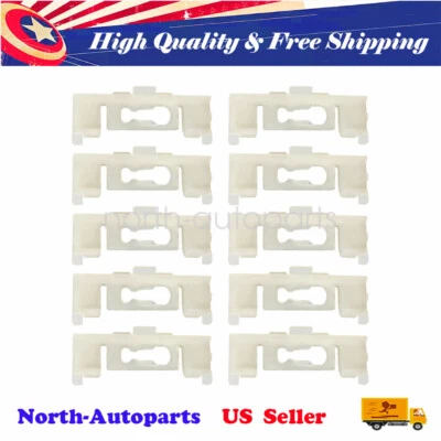 For 73-79 Ford F100 F150 F250 & 78-79 Broncos Tailgate Molding Trim Clips 10pcs Foto 1 de 4