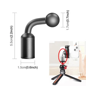 17 mm Universal High Quality Aluminum Ball Head Holder Base Adapter Fitting Part - Photo 1 sur 6