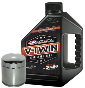 Engine Oil Change Kit for Harley Davidson V-Rod V-Twin HF174C Maxima HIFLO - Picture 1 of 3