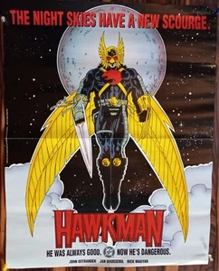 HAWKMAN, (1993) PROMOTIONAL  ADVERTISING COMIC BOOKS POSTER - Picture 1 of 1