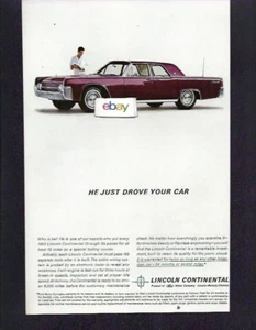 LINCOLN MOTOR 1963 CONTINENTAL LIMOUSINE IN BURGUNDERROT ER FUHR GERADE IHRE AUTOANZEIGE - Bild 1 von 1