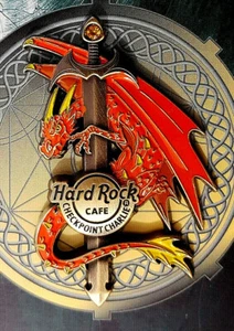 TARJETA PIN CHECKPOINT CHARLIE BERLIN DRAGON & DAGGER SERIES 2021 Hard Rock Café - Imagen 1 de 2