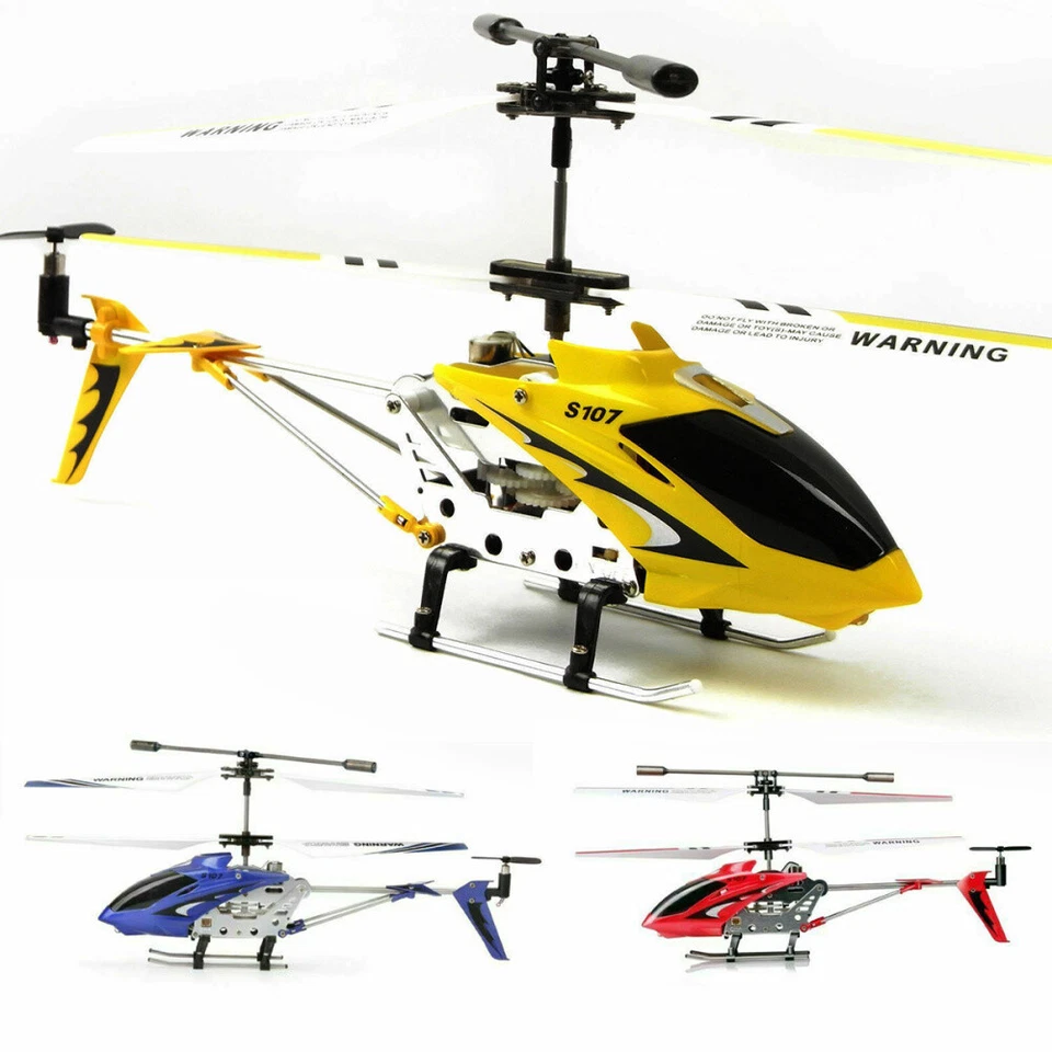 Syma RC Helicopter 3.5CH S107G Mini Aircraft Metal Remote Control GYRO Kids Gift - Image 1 of 1
