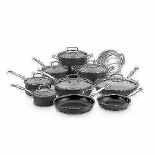 Cuisinart Chef's Classic 17-Piece Cookware Set - Black