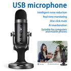 Compact USB Condenser Microphone Zoom Conference Cardioid Mic for MacBook/PC