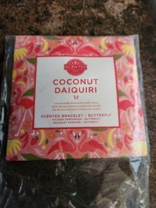 Scentsy Coconut Daiquiri Scented Bracelet - butterfly - coconut milk banana vani - Bild 1 von 2