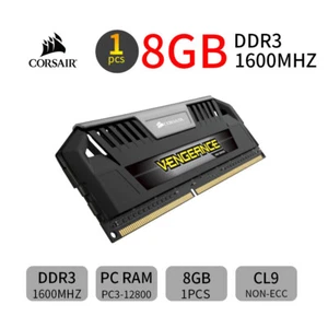 Corsair Vengeance Pro 8GB DDR3 1600MHz CL9 PC3-12800 Desktop PC Memory Silver BT - Picture 1 of 5