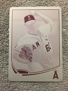 2013 Topps  JASON VARGAS Magenta Printing Plate # 1/1  Angels - Picture 1 of 2