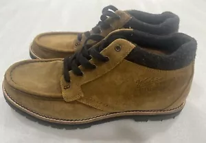 Woolrich braun wasserdicht Yaktak Explorer Leder Chukka Stiefel neu ohne Etikett Herren 9 - Bild 1 von 10