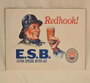 Redhook Ale Brewery Seattle WA 24" x 18.5" Wooden Wood Wall Plaque Sign - Picture 1 of 23