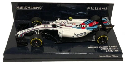 Minichamps Williams Racing Showcar 2018 - Sergey Sirotkin 1/43 Scale - Image 1 of 2