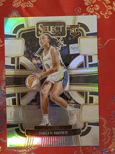 Jaelyn Brown 2023-24 Select WNBA Basketball SILVER PRIZM RC Dallas Wings Rookie - Picture 1 of 1