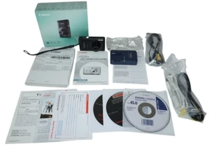 Canon Digital IXUS 100 IS Kompaktkamera 12MP Schwarz 3x Zoom OVP gebraucht - Bild 1 von 19