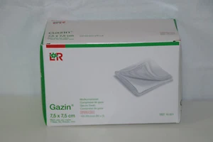 100x Mullkompresse Gazin STERIL 7,5 x 7,5 cm (50x2 Stck.) REF 13621 NEU - Bild 1 von 1