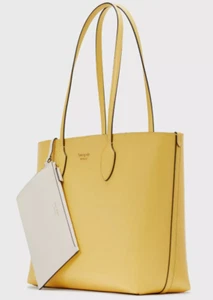 Kate Spade Bleecker Large Daffodil Leather Tote KC921 Purse $248 with Dustbag - Picture 1 of 6