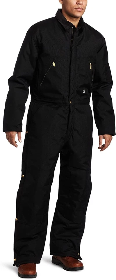 NWT Carhartt Men Arctic Quilt Lined Yukon Coverall X06 Black Size 50 $300 FLE157 - Image 1 of 4