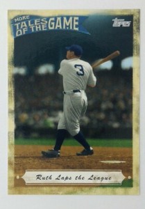 2010 Topps More Tales of the Game Ruth Laps the League Babe Ruth #MTOG-5, HOF
