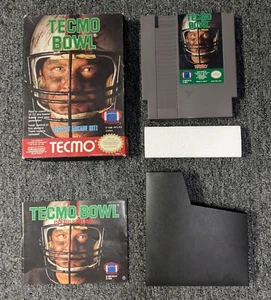 Tecmo Bowl (Nintendo Entertainment System, 1989) NES CIB Complete in Box! - Picture 1 of 6