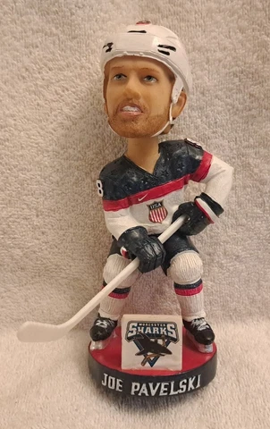 Worcester/ San Jose Sharks Joe Pavelski TEAM USA Bobblehead SGA 11/29/14 No Box Cover
