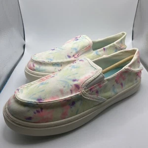New Sperry Top-Slider Salty SCK165996 Washable Tie-Dye Shoes Pink Girls Sz 4M - Picture 1 of 10