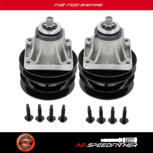 Gruppo 2 mandrini con bullone puleggia per MTD Cub Cadet 618-0241 918-0241 285-860 - Foto 1 di 11