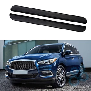 2PCS Running Boards Side Step Fits Infiniti QX60 2014-2020 Fixed Pedals Nerf Bar - Picture 1 of 11