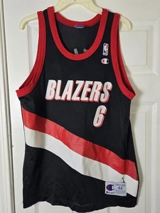 Maglia Bonzi Wells Portland Trail Blazers Champion NBA #6 taglia 44 L rara - Foto 1 di 4