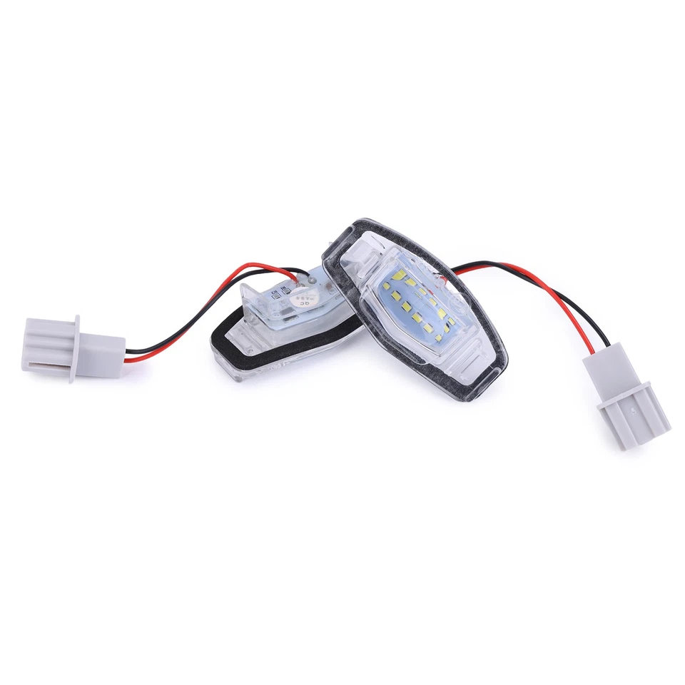 Luz de matrícula 2 LED blanca para Honda Accord Acura RDX TSX 1999-2019 6000K Foto 1 de 4