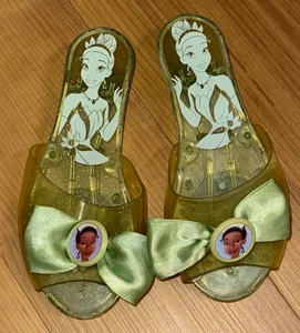 Disney Princesa Tiana Niñas Medidas 7" Niños Vestir Juego Disfraz Zapatos Brillo - Imagen 1 de 9