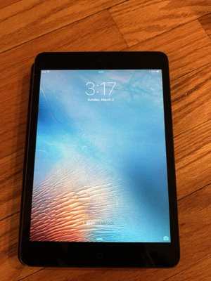 Apple iPad Mini 1st Gen 16GB 9.3.5 Black - WiFi A1432  - Tested with Keyboard - Image 1 of 4
