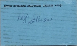 AUTO AUTOGRAPHED SIGNED INDEX CARD LOT of 24 1970'S BALTIMORE ORIOLES 3 - Picture 1 of 24