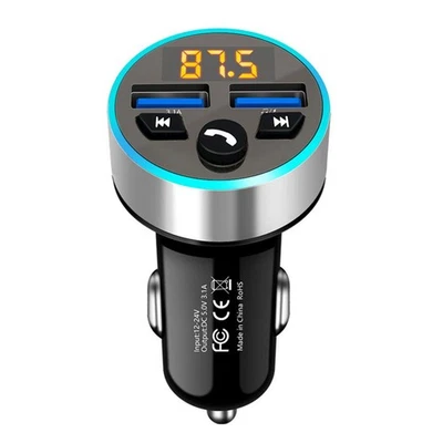 Wireless Bluetooth Car FM Transmitter MP3 Player 2 Kit USB Handsfree M2P0 P7V4 - Image 1 of 4