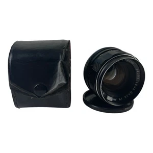 Auto Rikenon 1:1.8 f=55mm Lens #34096 With Storage Case Free Postage - Picture 1 of 9