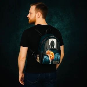 Mini Mochila Loungefly Michael Myers Jack-O'-Lantern Halloween Brillo - Imagen 1 de 10