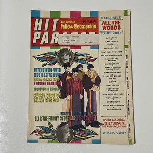 Hit Parader Magazine April 1969 • Beatles Yellow Submarine Preview - Picture 1 of 2