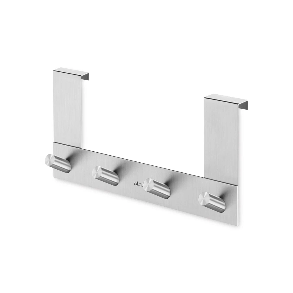 ZACK Türhakenleiste EXIT für Falzstärke ab 1,6-1,9 cm AUSSEN Edelstahl mattiert - Bild 1 von 1