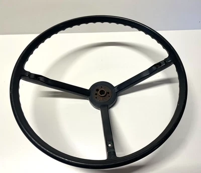 Chevrolet Chevelle 1967 volante negro original bonito sin grietas OEM Foto 1 de 4