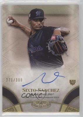 2021 Topps Tier One Break Out Auto /300 Sixto Sanchez #BOA-SS Rookie Auto RC - Image 1 of 2