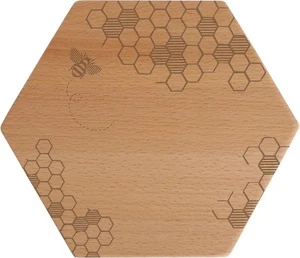 Tablero de queso de madera de haya Talisman Designs, colección Honey Bee - Imagen 1 de 1