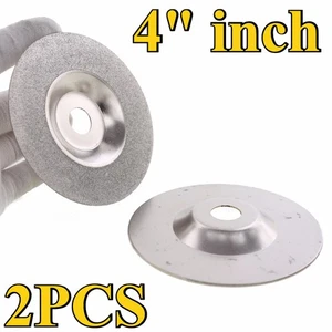 Disco de diamante convexo de 4" 150 grano (2 piezas) - amoladora recubierta para amoladora angular - Imagen 1 de 6