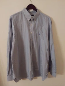 Polo Ralph Lauren Button Down Hemd Hellblau Herren Langarm Größe 18/46 - Bild 1 von 5