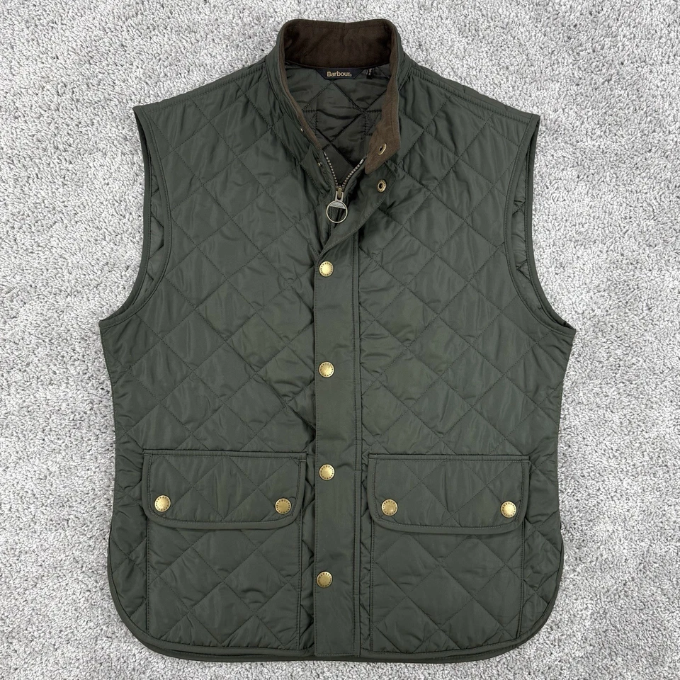 Barbour Lowerdale Quilted Vest Men’s L Gilet Sage Gilet Huckberry Outdoors - Image 1 of 4