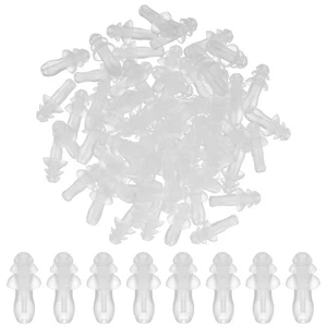 40 Pezzi Tappi Orecchie Aereo Tappi Orecchie Trasparenti Silicone Confezione Lavoro Trasparente - Foto 1 di 11