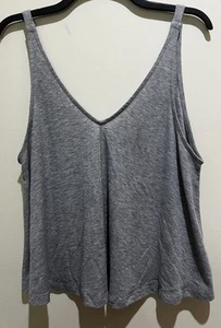 Intimately Free People Dani Ribbed Swing Tank Top Size Small Gray - Picture 1 of 7