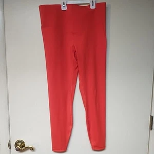 Savage X Fenty Sport Leggings 1X women`s 16-18 Orange active ware - Picture 1 of 10