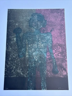 Rufino Tamayo Litografía Hombre México Expresionista Años 70 Famoso Firmado Raro Foto 1 de 4