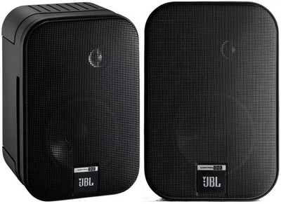 2 JBL Control One 2-Wege Kompakt Lautsprecher Speaker Boxen +Halter Schwarz NEU - Bild 1 von 3
