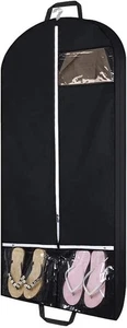 54" Garment Bags for Travel and Storage, Suit 54 inch, black - Picture 1 of 7