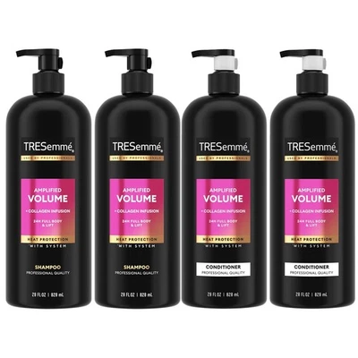 TRESemme Amplified Volume Shampoo and Conditioner  28oz (Lot of 4) - Image 1 of 2